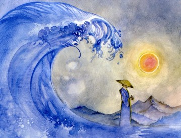  Wellen Kunst - mit den Wellen Zauber fließt